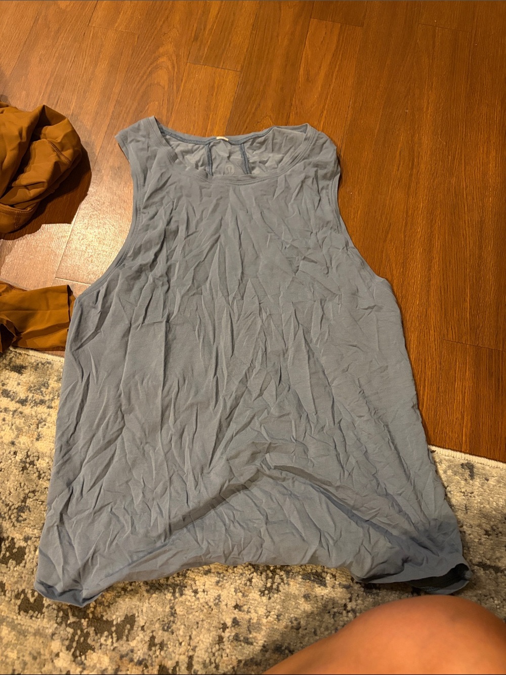 lululemon athletica Light Blue Sleeveless Workout Tank